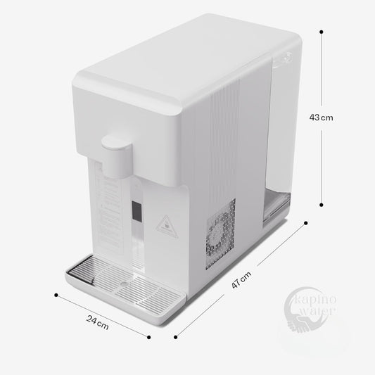 KW-02 hydrogen water generator showing the easily detachable water tank.