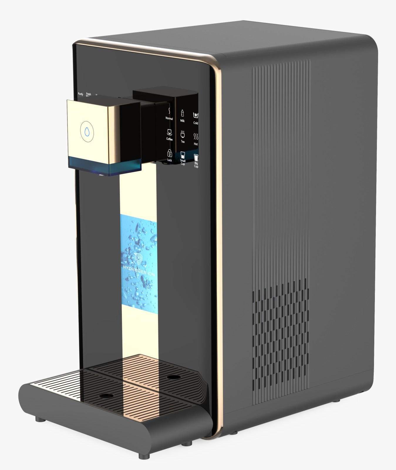 The sleek and modern design of the KW-01 hydrogen water dispenser.