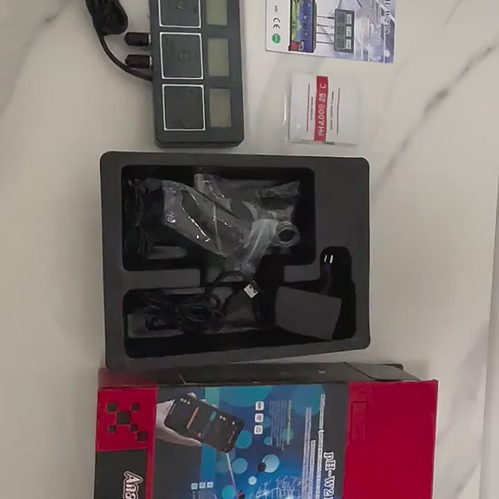 Unpacking 8 in 1 water tester analyzer wi-fi tuya smart app